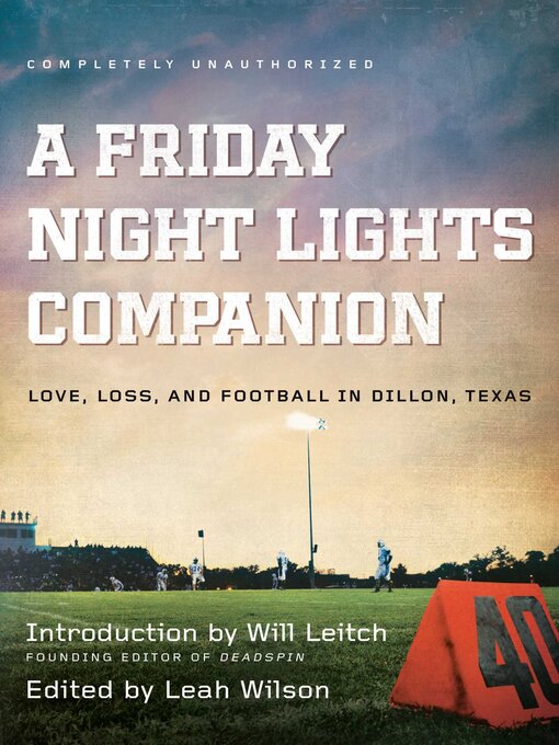 Title details for A Friday Night Lights Companion by Leah Wilson - Available